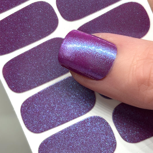 Mystic Aster Exclusive Nail Wraps (Color Shift Purple/Violet/Blue)