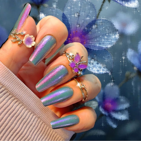 Mystic Blueviolet Exclusive Nail Wraps (Color Shift Violet/Blueviolet/purple)