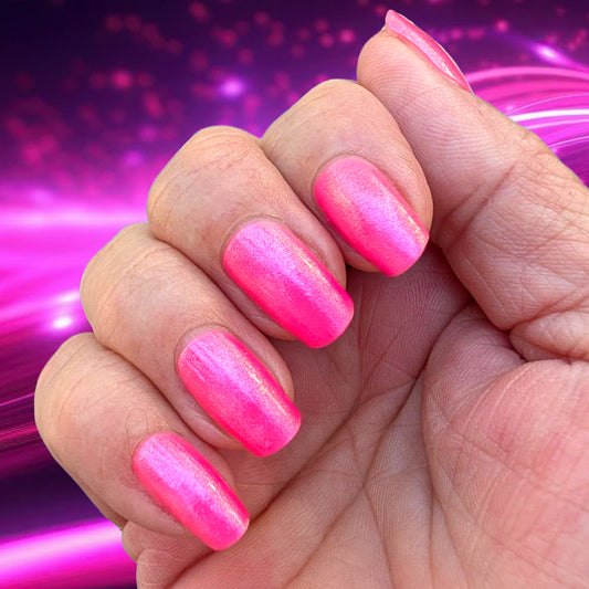 Mystic Neon Pink Exclusive Nail Wraps (Color Shift Neon Pink/Pink)