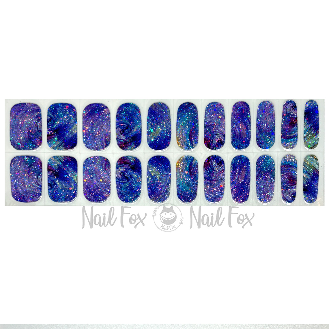 Mystic Purple No Light Gel Nail Wraps (NLG)