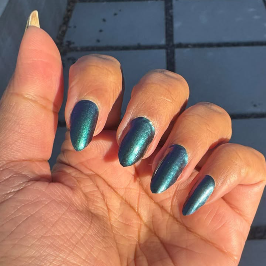 Mystic Teal Nail Wraps (Color Shift)