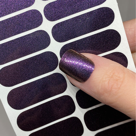 Mystic Wine Nail Wraps (Color Shift)