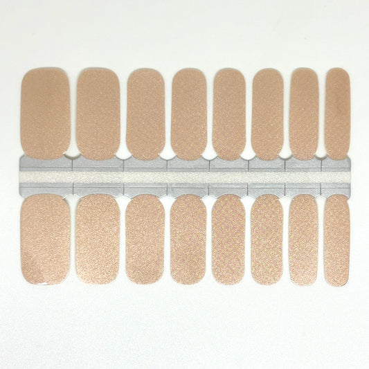 Natural Shimmer (Solid) Nail Wraps (PEARL)