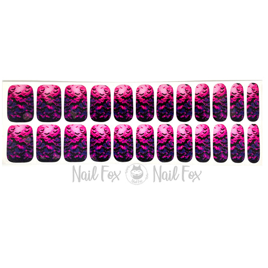 Neon Nightwing Nail Wraps (Pearlescent)