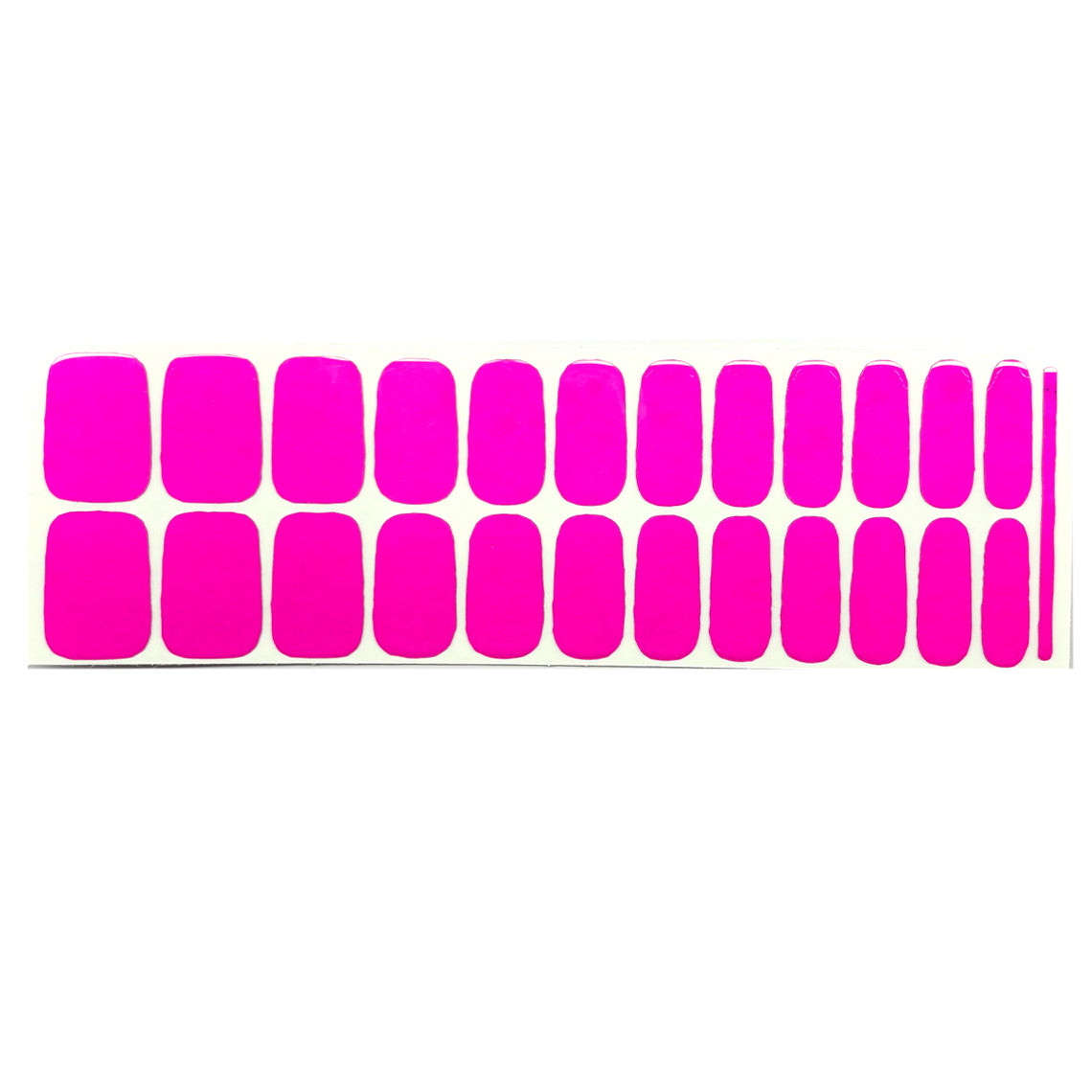 Neon Pink Chrome Exclusive Nail Wraps