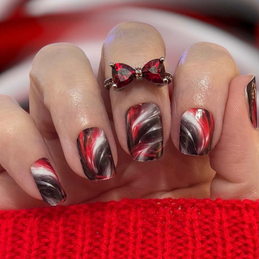 Obsidian Flame Exclusive Design Nail Wraps