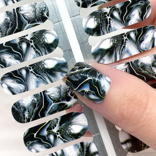 Obsidian Exclusive Design Nail Wraps