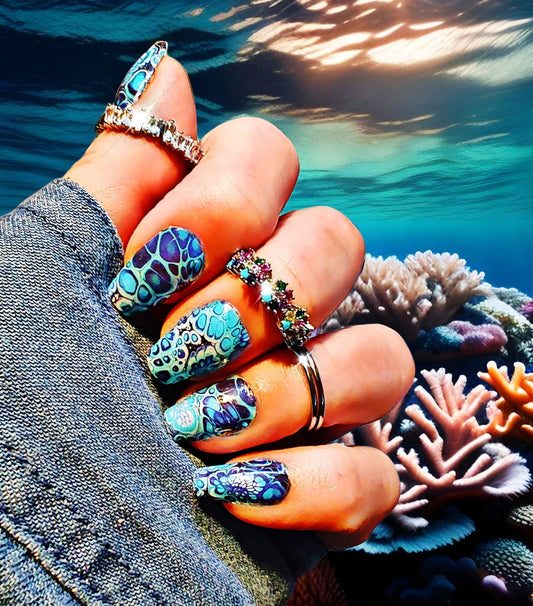 Ocean Reef Exclusive Design Nail Wraps