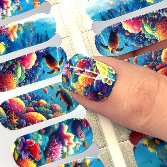 Ocean Reef Exclusive Nail Wraps