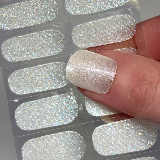 Opalescent No Light Gel Nail Wraps (NLG)