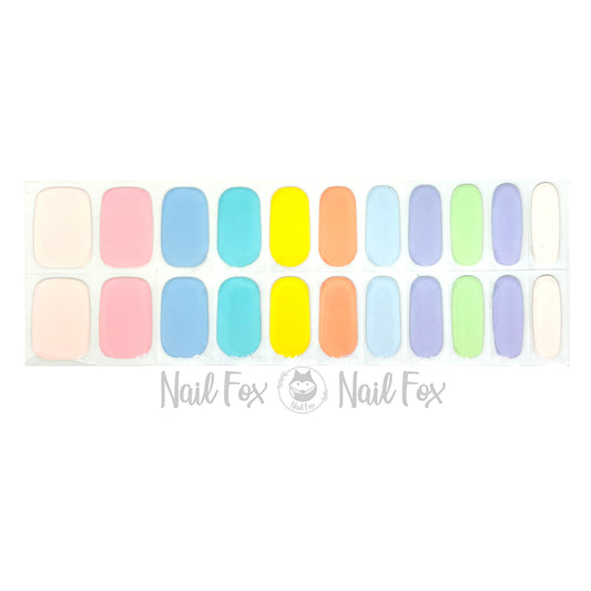 Pastel Parade No Light Gel Nail Wraps (NLG)