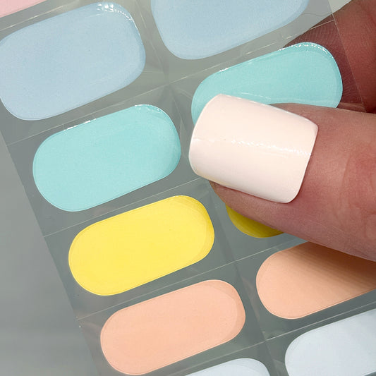 Pastel Parade No Light Gel Nail Wraps (NLG)