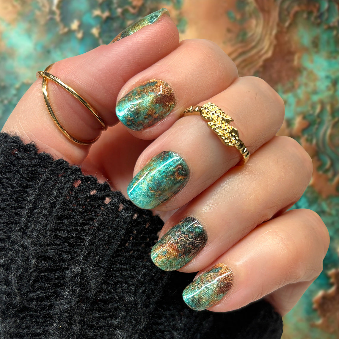 Patina Exclusive Nail Wraps (Pearlescent)