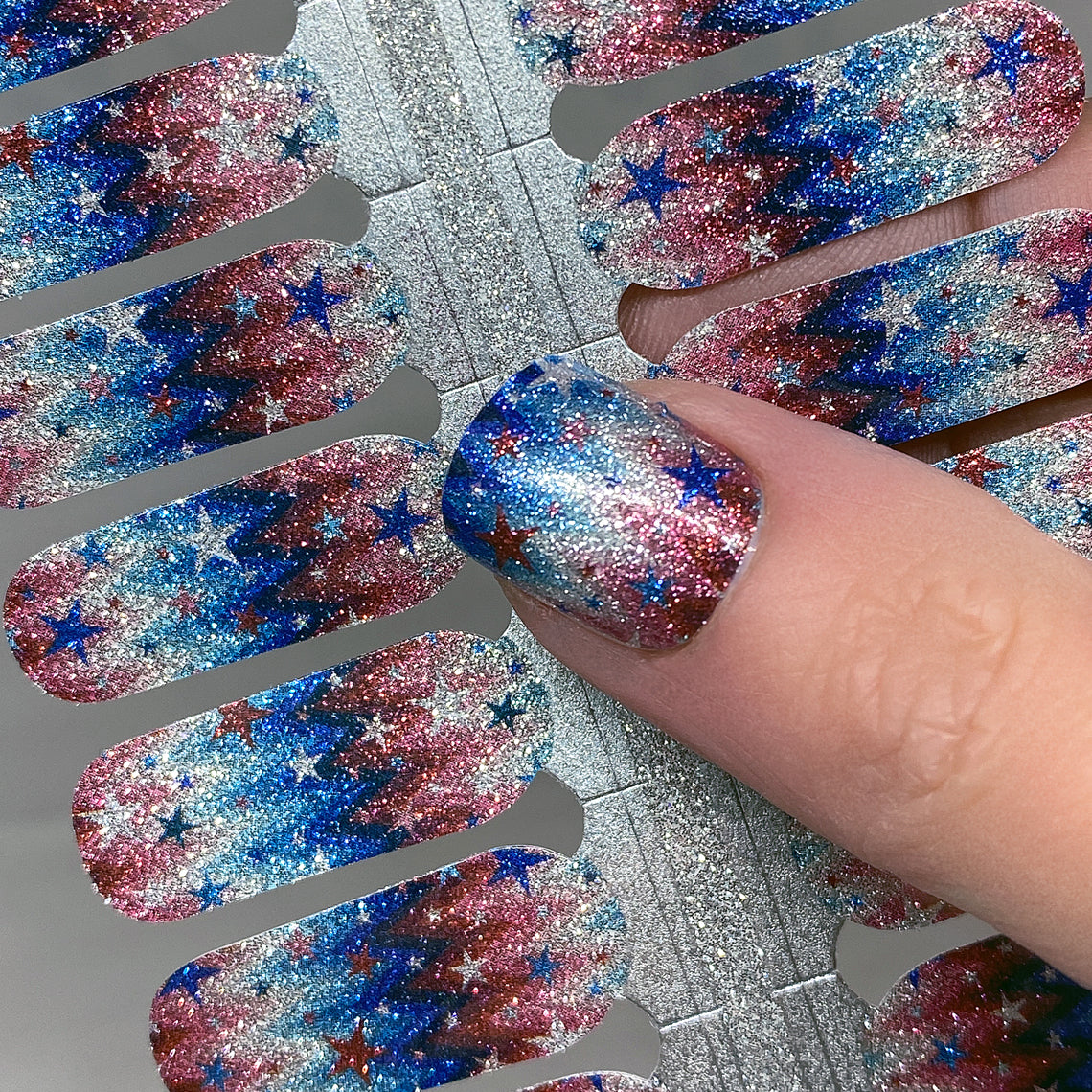 patriot nails design