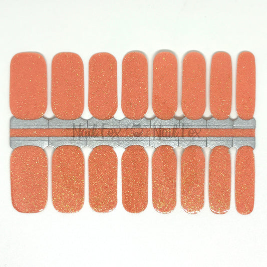 Peach Shimmer Nail Wraps