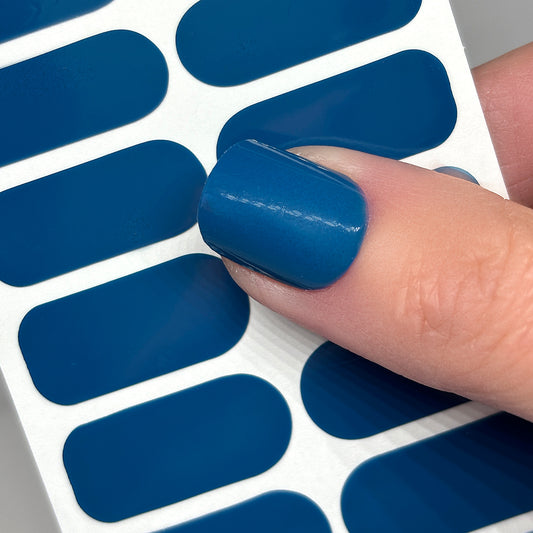 Peacock Blue Nail Wraps