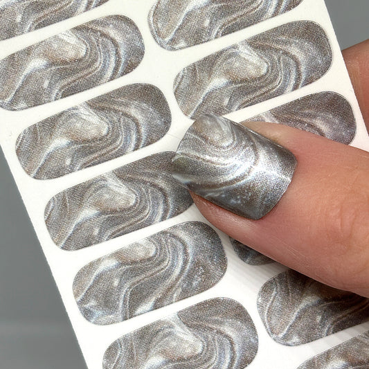 Pearlescent Swirls Exclusive Nail Wraps (PEARL)