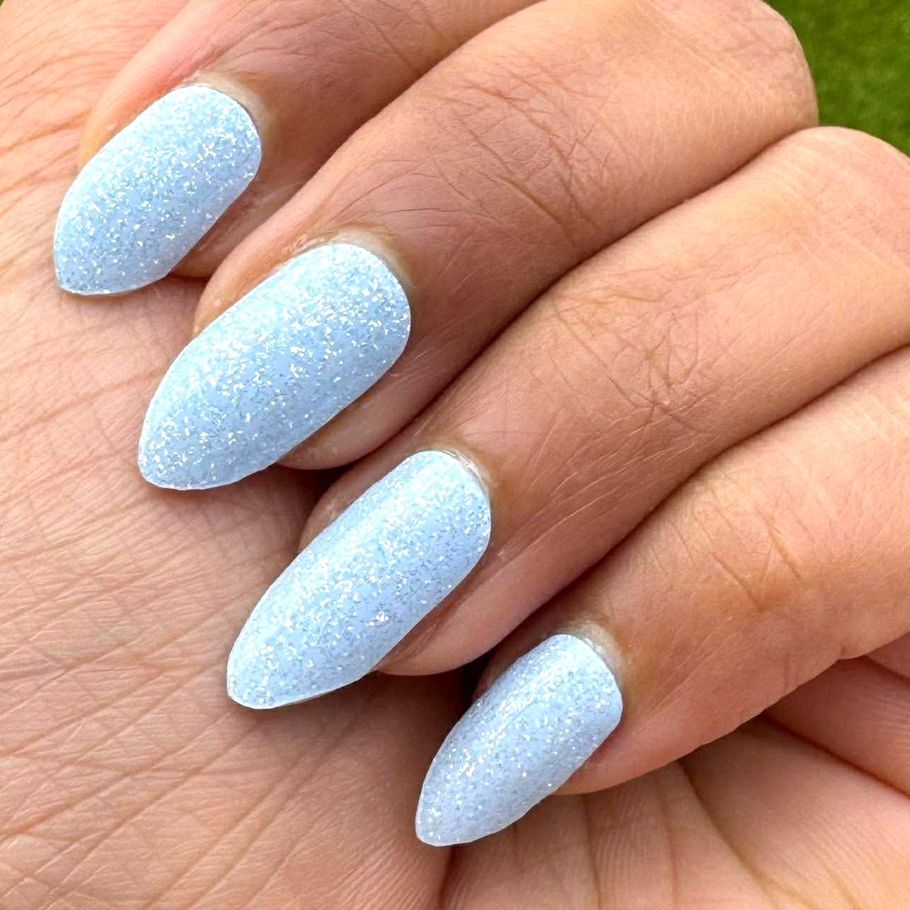 Periwinkle Crystal No Light Gel Nail Wraps (NLG)