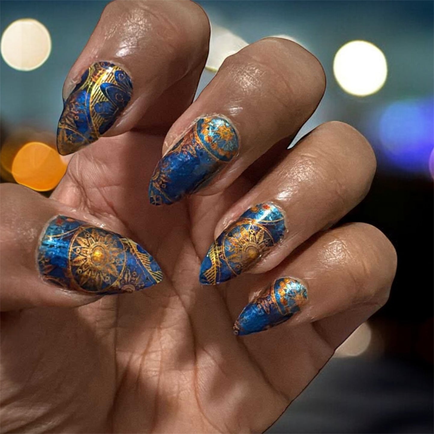 Steampunk Nail Wraps (METALLIC/CHROME)