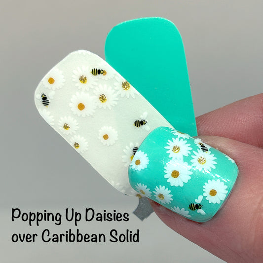 Popping Up Daisies Nail Wraps