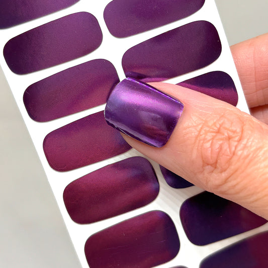 Purple Chrome Nail Wraps (CHROME)