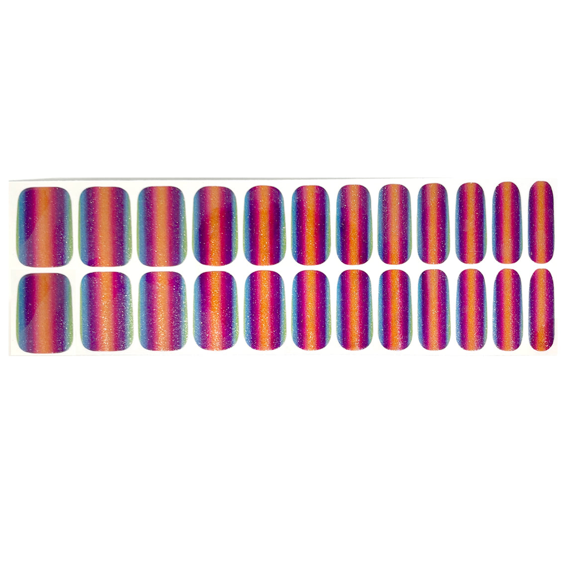 Radiant Summer Ombre Exclusive Nail Wraps (Glitter Shift)