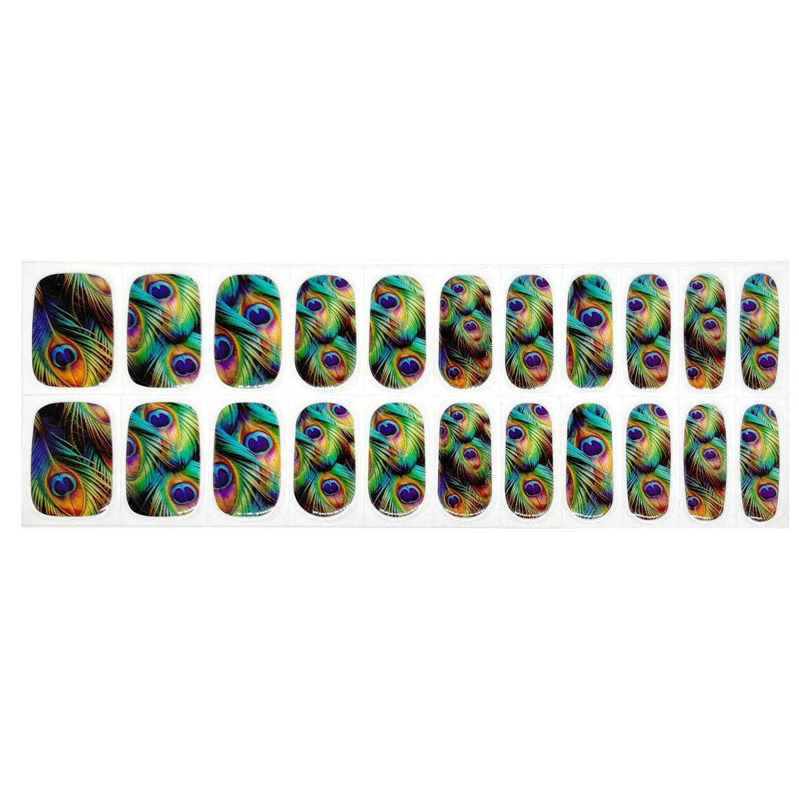 Regal Peacock Exclusive No Light Gel Nail Wraps (NLG)