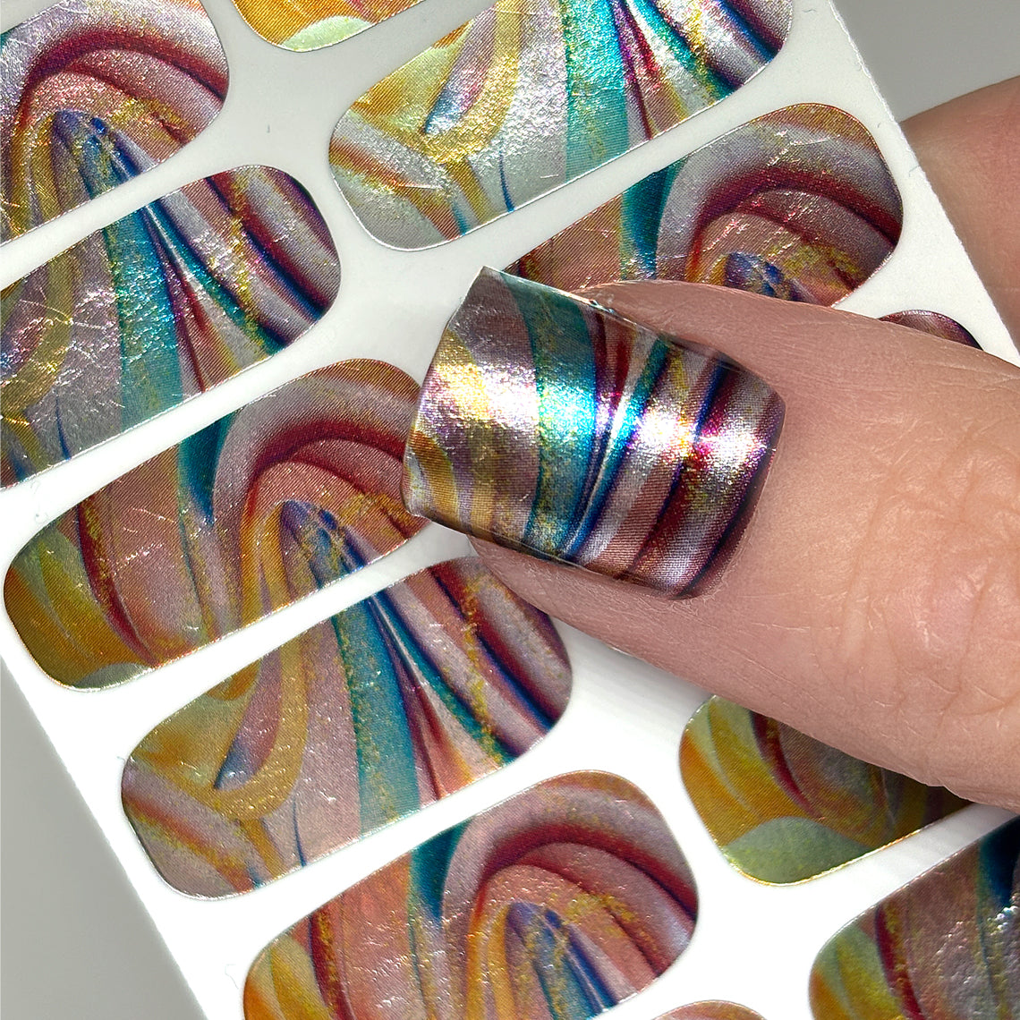 Resurgence Nail Wraps (METALLIC/CHROME)