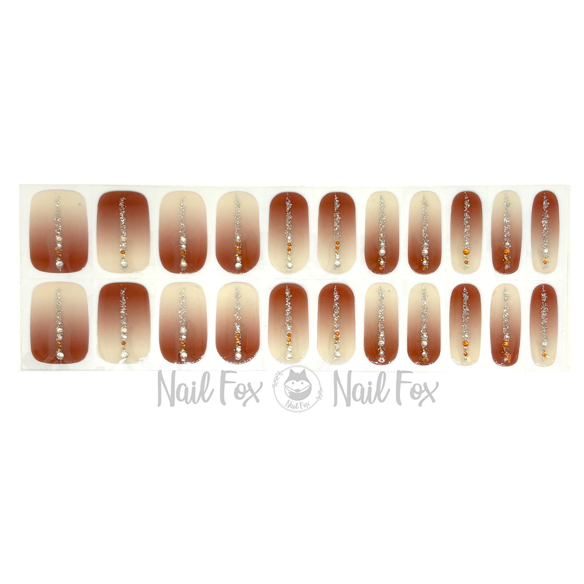 Rhinestone Cowgirl No Light Gel Nail Wraps (NLG)