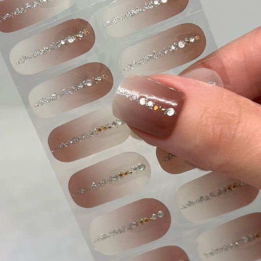 Rhinestone Cowgirl No Light Gel Nail Wraps (NLG)