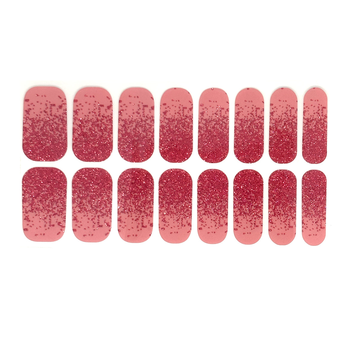 Rose Quartz Glitter Nail Wraps