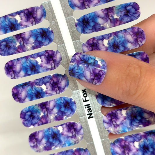 Royal Bloom Exclusive Design Nail Wraps