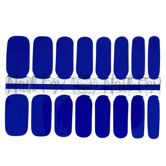 Royal Blue Solid Nail Wraps