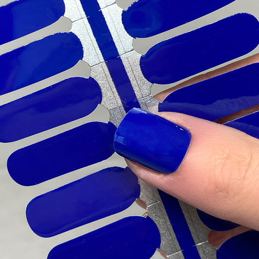 Royal Blue Solid Nail Wraps