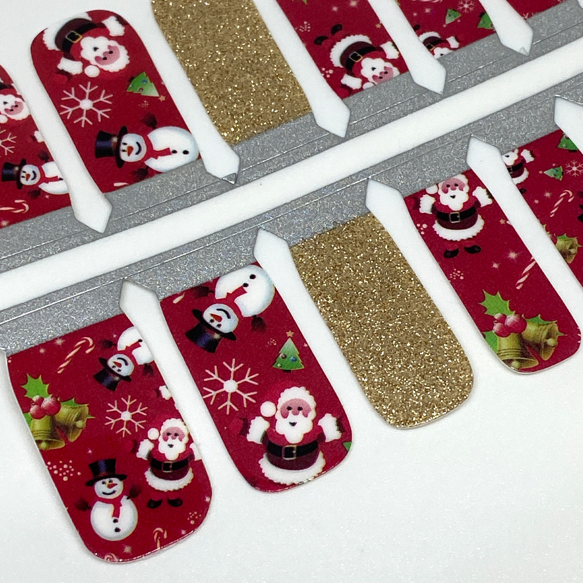 Santa's Snowmen Kids Nail Wraps