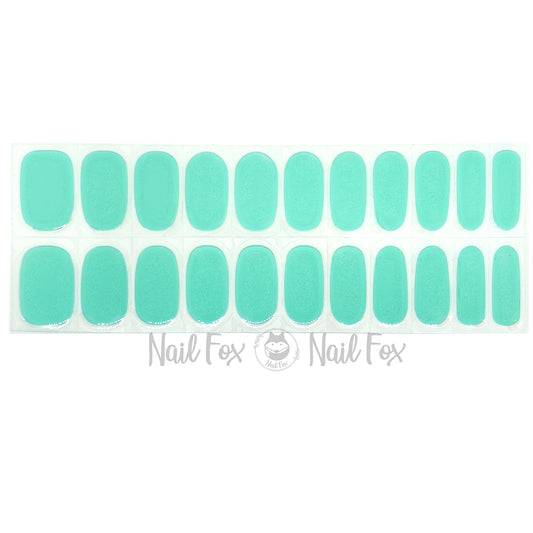 Seafoam No Light Gel Nail Wraps (NLG)
