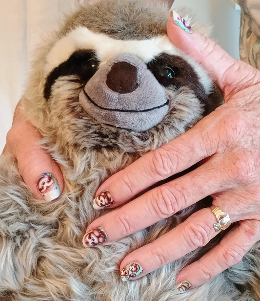 Sloth Friends Exclusive Design Nail Wraps