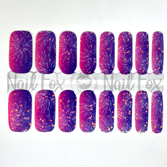 Sparks Fly Nail Wraps (HOLO GLITTER)