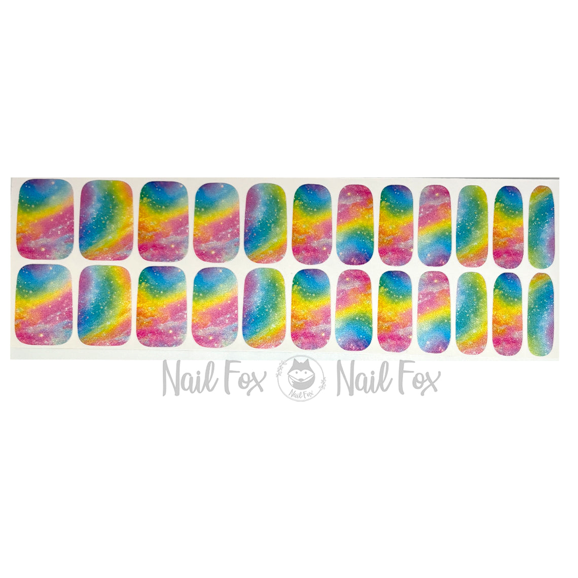 Spring Rainbow Exclusive Nail Wraps (PEARL)