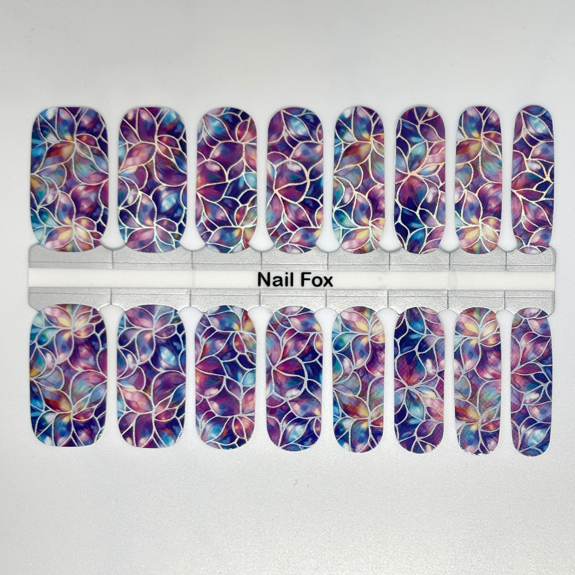 Stellar Stained Glass Exclusive Design Nail Wraps (HOLO FOIL)