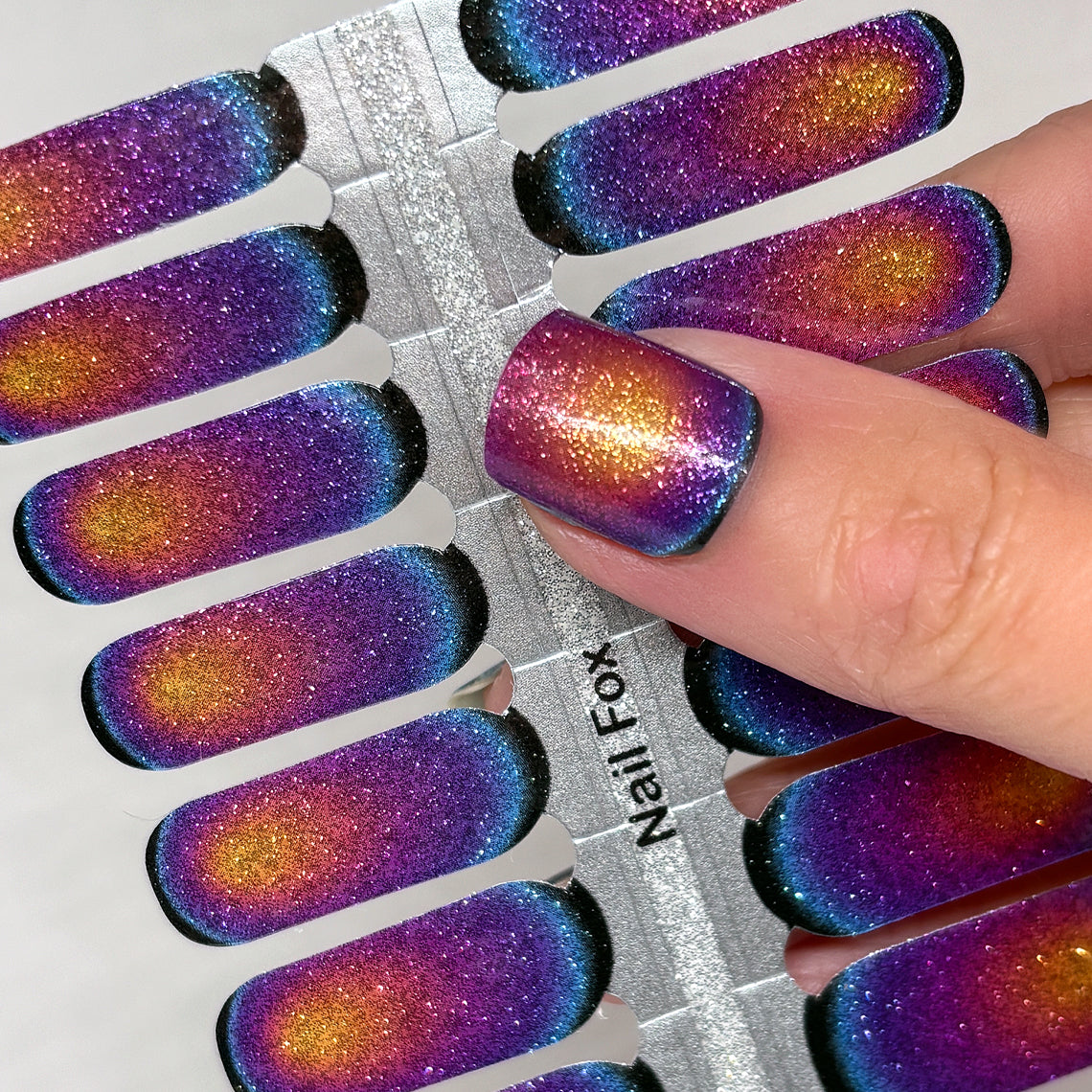 Supernova Sparkle Exclusive Design Nail Wraps (GLITTER)