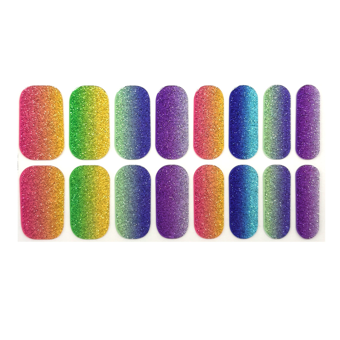 Technicolor Nail Wraps (GLITTER)