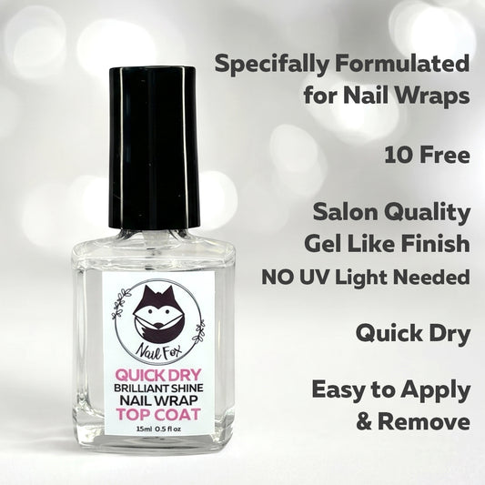 Nail Fox Nail Wrap Top Coat