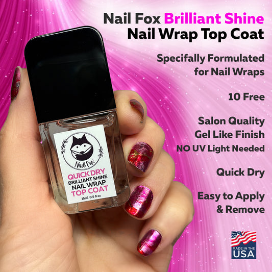 Nail Fox Nail Wrap Top Coat