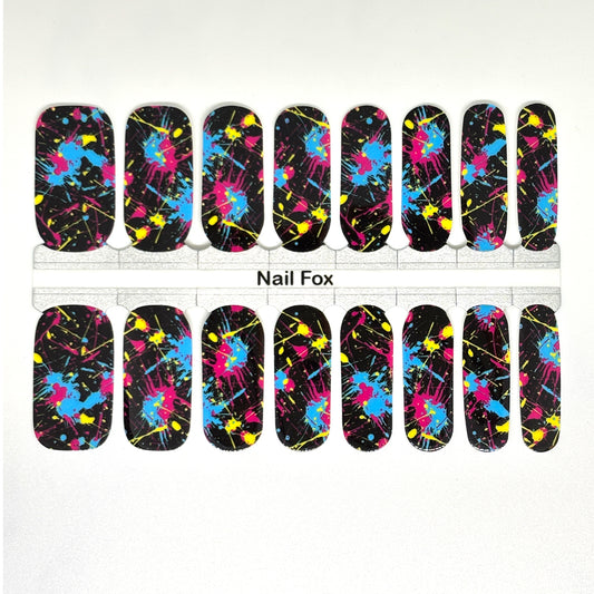 Totally Rad 80's Exclusive Design Nail Wraps