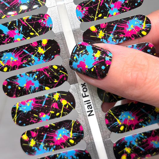 Totally Rad 80's Exclusive Design Nail Wraps