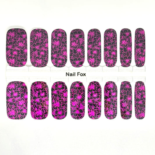 Tropical Twilight Exclusive Design Nail Wraps (FOIL)