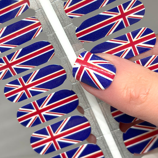 Union Jack Nail Wraps