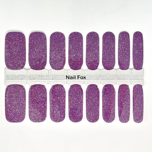 Vintage Violet Glitter Exclusive Color Nail Wraps