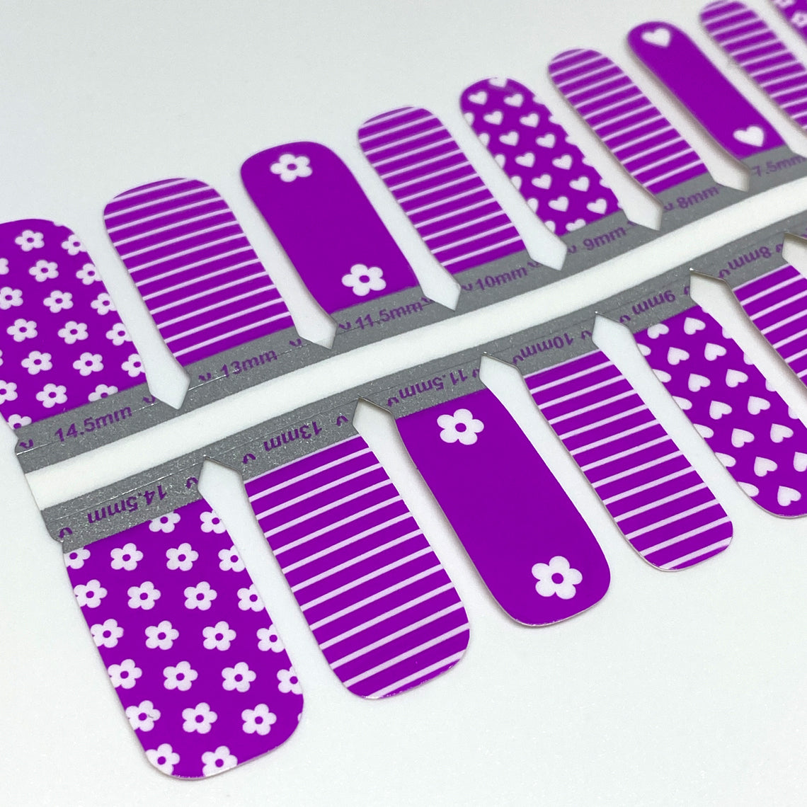 Violet Posies Kids Nail Wraps